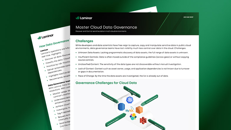 Use Cases: Master Cloud Data Governance - Laminar Security