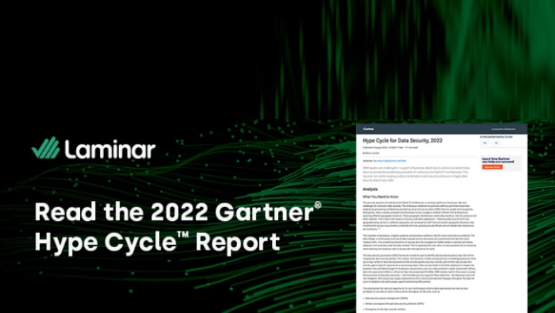 Report: 2022 Gartner® Hype Cycle™ for Data Security - Laminar Security