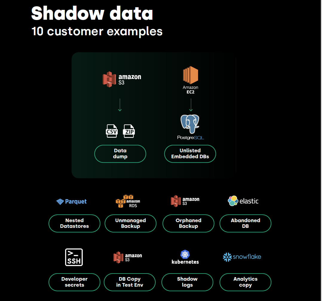 Examples of shadow data