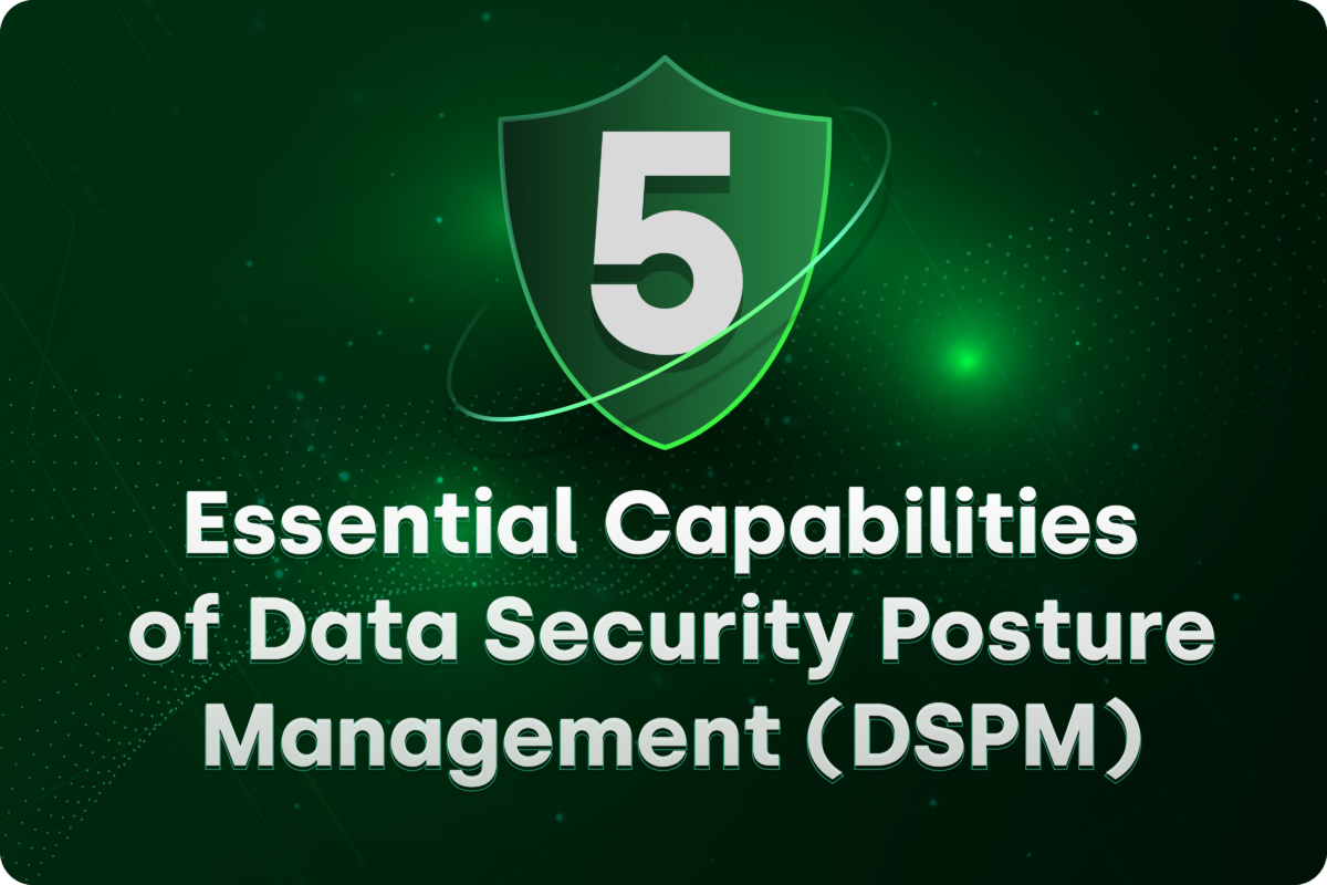 5 Capabilities of data security posture management DPSM